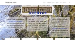 Desktop Screenshot of canyoncreekscenics.com