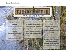 Tablet Screenshot of canyoncreekscenics.com